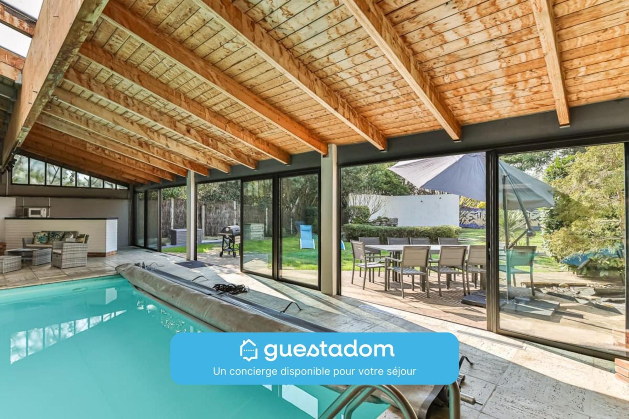 L'Atypique - Piscine Interieure - Wifi Villa Challans Exterior foto